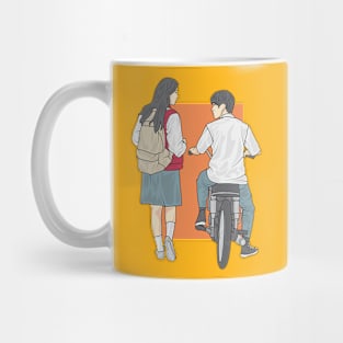 I walk with you to sunset Mug